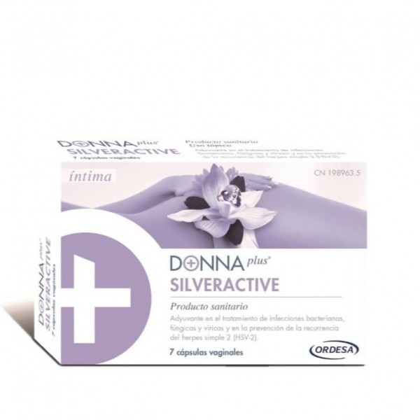 Donna Plus Silveractive 7 Capsulas Vaginales