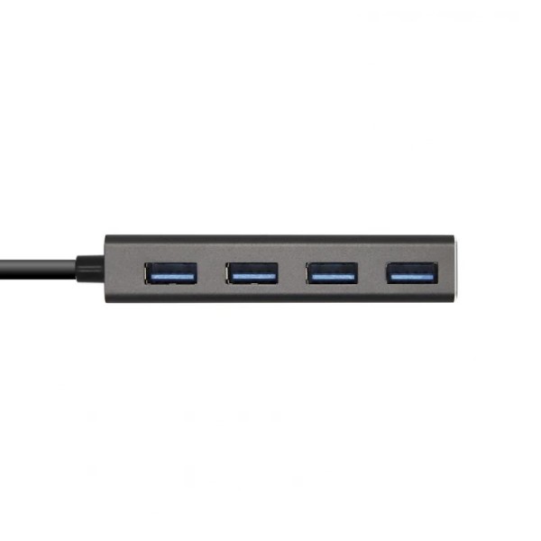 Aisens hub usb 3.1 usb-c/m-4xtipo a/h gris, 15cm